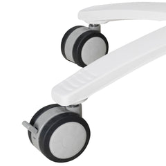 Mobile cart with height-adjustable, lockable wheels and convenient basket