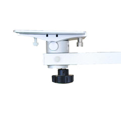 Aluminum Alloy Swivel Wall Mount Bracket, Equipment Monitor Stand with Storage Basket
