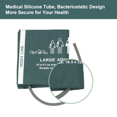 Medical Large Adult Replacement Blood Pressure NIBP Cuff Single Tube Without Connector For Upper Arm Circumference 13-18.9 Inches (33-48 cm)