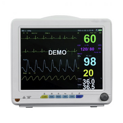 Veterinary Multi-Parameter Veterinary Patient Monitor NIBP SPO2 ECG TEMP RESP PR Vital Signs ICU CCU Patient Monitor
