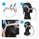 CPAP Nasal Mask With Free Adjustable Headgear