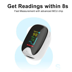 Finger Pulse Oximeter Saturometer Oxygen Saturation Pediatric Oximetro Heart Rate Health Care Blood Pressure Adult Child