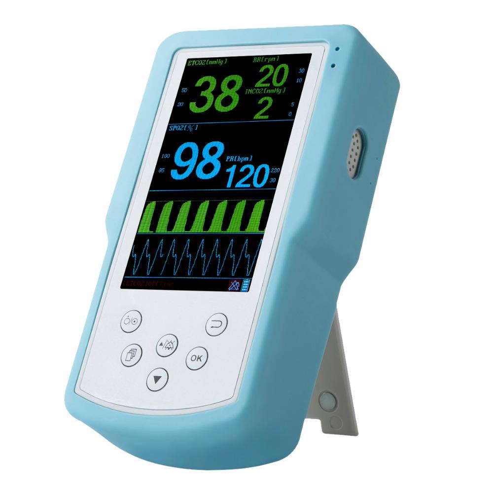 Spo2 Monitor Sensor Spo2&Etco2 Carbon Dioxide Monitor Handheld Sensor Monitor – irespirator