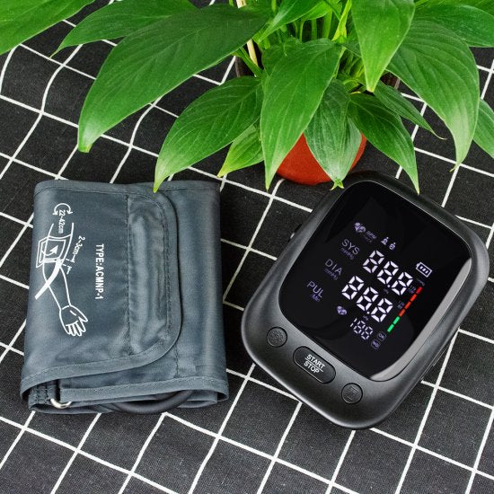 Electronic Blood Pressure Machine Digital Blood Pressure Monitor with Upper Arm Cuff