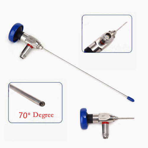 (Only sent to Europe)70° Endoscope Rigid Borescope Sinuscope Endoskop Arthroscope Connector Arthroscopy 2.7x175mm