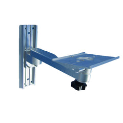 Aluminum Alloy Swivel Wall Mount Bracket, Equipment Monitor Stand with Storage Basket