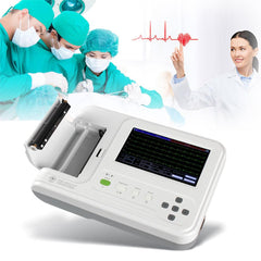 Wireless Digital 6 Channel Portable ECG Machine