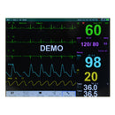 12 Inch Patient Monitor Portable 8 Waveforms Vital Signs SpO2/NIBP/ECG/RESP/PR/TEMP