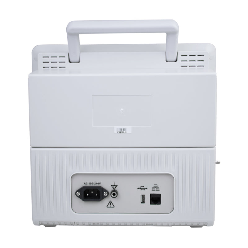 Portable 12 Inch Multi-parameter Plug-in Patient Monitor ECG NIBP RESP TEMP SPO2 PR