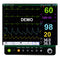 Portable 12 Inch Multi-parameter Plug-in Patient Monitor ECG NIBP RESP TEMP SPO2 PR