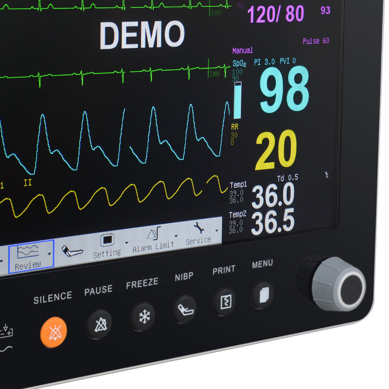 12 Inch Portable TFT Multi-parameter Patient Monitor