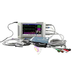7 Inch Portable 6 Parameter Monitor ECG/NIBP/PR/SPO2/RESP/TEMP