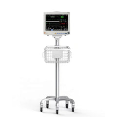 instrument stainless steel stand patient monitor cart