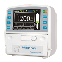 Portable smart veterinary real-time rechargeable infusion pump