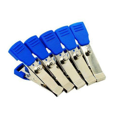 Universal Connect Snap-On Electrode Clip Set Veterinary ECG Monitoring 45mmx7mm Size 5 Pack