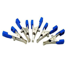 Universal Connect Snap-On Electrode Clip Set Veterinary ECG Monitoring 45mmx7mm Size 5 Pack