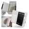 Portable 3-channel ECG machine with 12 lead electrodes, 7-inch touch screen LCD and digital color display
