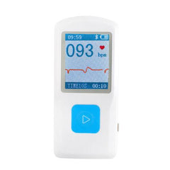 Carejoy Portable Handheld ECG Machine with Bluetooth & USB - Accurate Heartbeat Monitoring for Home Use, 1.77'' Screen PM10 Technology