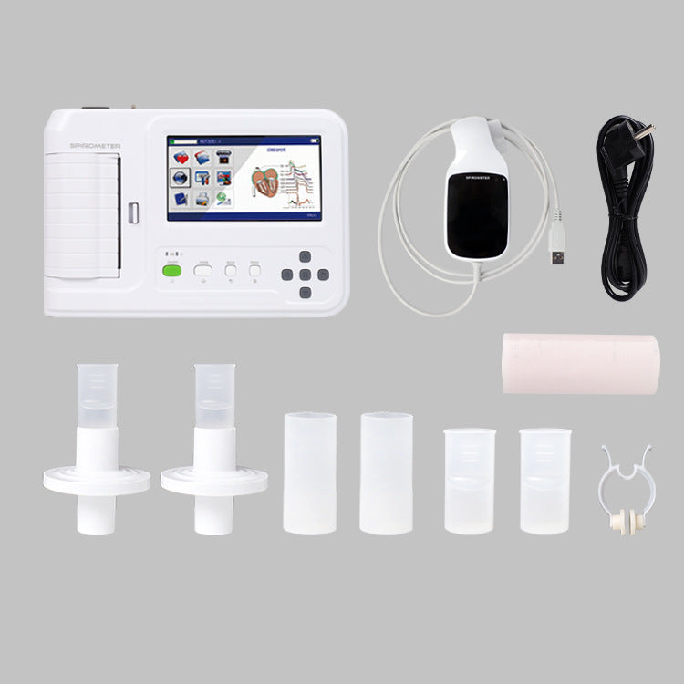 SP100 Digital Spirometer Handheld Lung Function Tester Pulmonary Device Breathing Diagnostic Vitalograph FVC VC SVC MVV