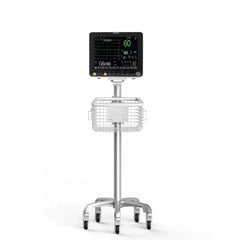 instrument stainless steel stand patient monitor cart