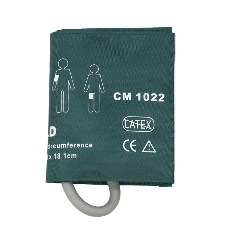 Pediatric Arm Blood Pressure Cuff Medical Patient Monitor with NIBP Cuff - Fits 18 to 26 cm - Dimensions 9.8 x 18 cm