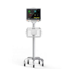 instrument stainless steel stand patient monitor cart