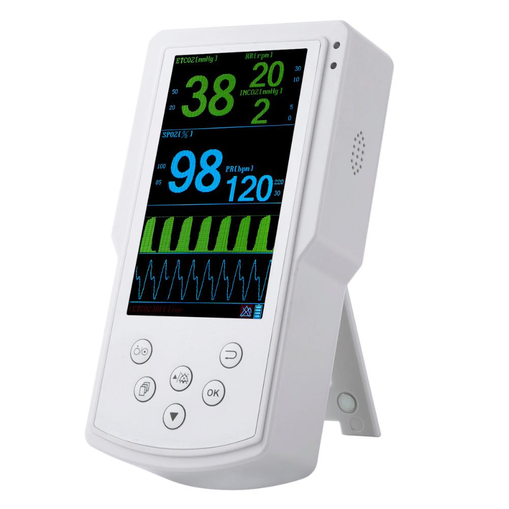 Old Spo2 Monitors Spo2&Etco2 Carbon Dioxide Monitor Handheld Sensor Monitor – irespirator