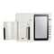 Portable 3-channel ECG machine with 12 lead electrodes, 7-inch touch screen LCD and digital color display