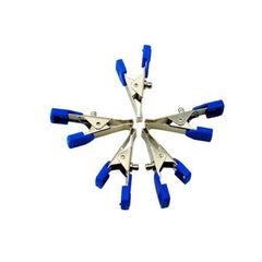 Universal Connect Snap-On Electrode Clip Set Veterinary ECG Monitoring 45mmx7mm Size 5 Pack