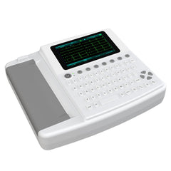 Portable 12 Lead ECG Machine 7 Inch Touch Screen Digital Electrocardiograph for ICU and Remote Heart Monitoring