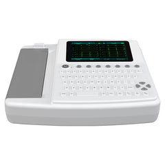 Portable 12 Lead ECG Machine 7 Inch Touch Screen Digital Electrocardiograph for ICU and Remote Heart Monitoring