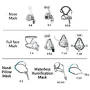 Nasal and Full Face CPAP Mask  Auto CPAP  BiPAP Accessories  With Headgear  Grey Headband  Use for Sleep Apnea and Snoring