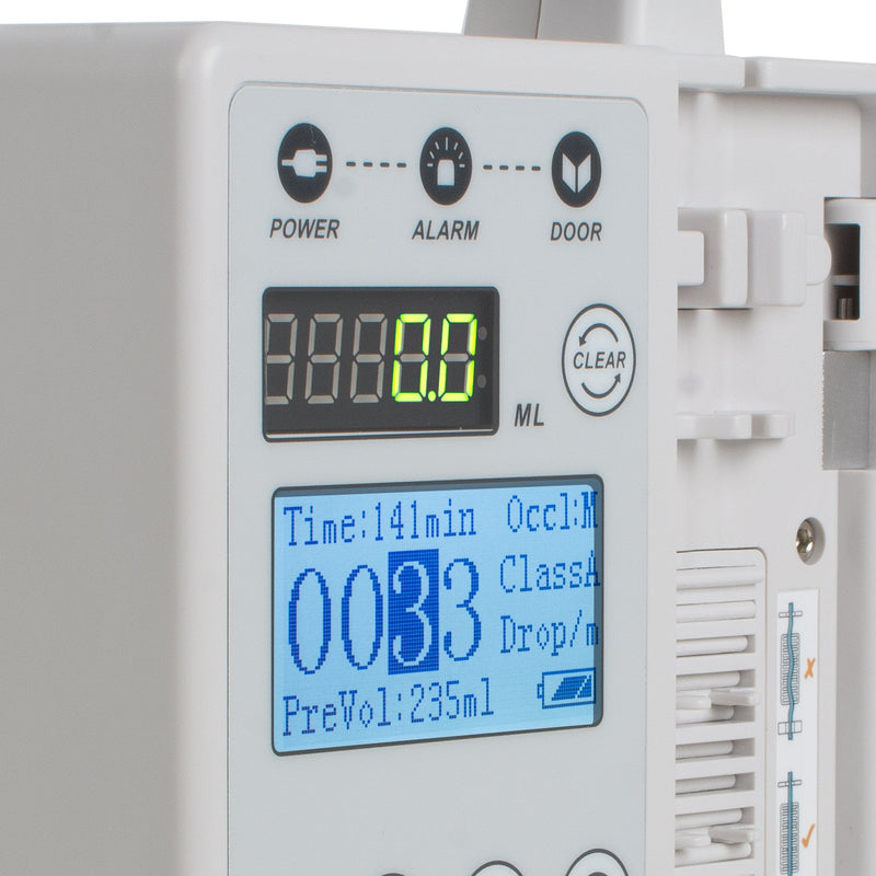 LCD Display IP-50 Infusion Pump Fluid Equipment With Audible and visual Alarm 50/60Hz