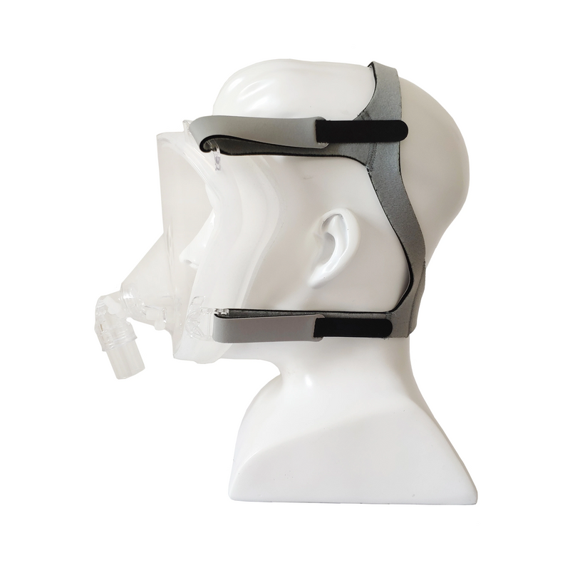 CPAP Full Face Transparent Mask with Sleep Bandage