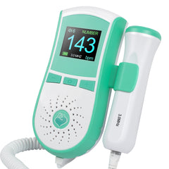 Portable Color LCD Display Pocket Fetal Doppler 3MHz