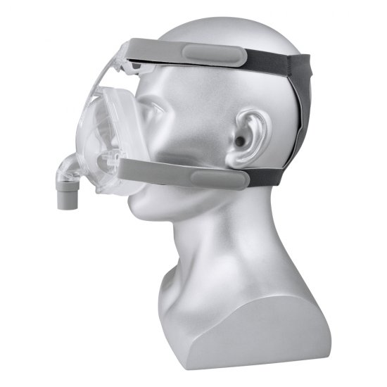 CPAP Full Face Mask Anti Snoring Treatment Solution With Free Adjustable Headgear