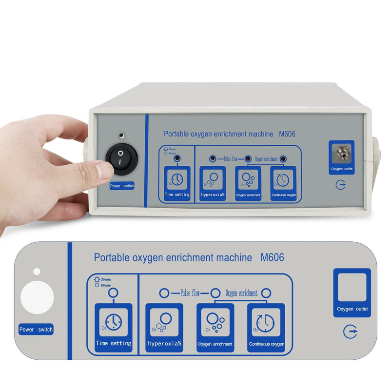 100V-240V Portable Oxygen Concentrator O2 Enrichment Machine