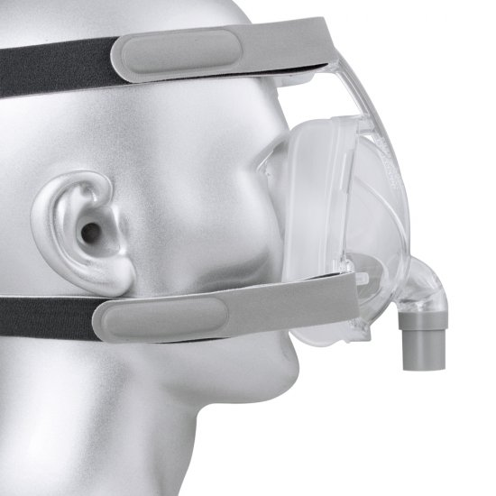 CPAP Full Face Mask Anti Snoring Treatment Solution With Free Adjustable Headgear