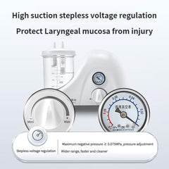 220V Medical Electric Sputum Aspirator Home Use Single Bottle Suction Unit Device for Elderly Mucus Suction Machine