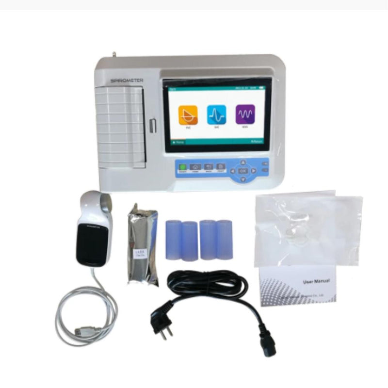 SP100 Digital Spirometer Handheld Lung Function Tester Pulmonary Device Breathing Diagnostic Vitalograph FVC VC SVC MVV