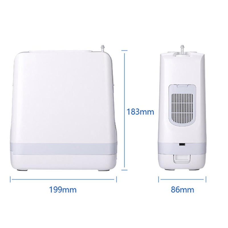 Portable Oxygen Concentrator Generator Mini O2 Device Traveller With Lithium Battery Bag