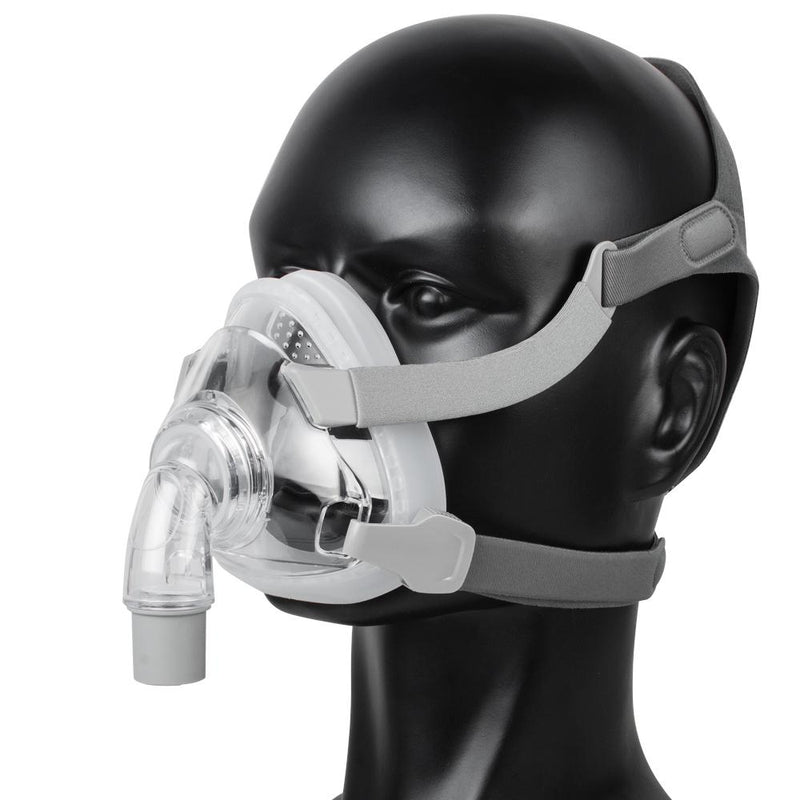 CPAP Full Face Mask For Sleep Apnea With Free Adjustable Headgear