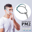 Nasal and Full Face CPAP Mask  Auto CPAP  BiPAP Accessories  With Headgear  Grey Headband  Use for Sleep Apnea and Snoring