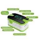New Color OLED Fingertip Pulse Oximeter With Audio Alarm & Pulse Sound - SPO2 PR PI Respiration Rate Monitor