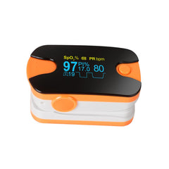 Portable Color OLED Finger Pulse Oximeter 4 Parameter SPO2 PR PI Respiration Rate & Respiratory Waveform Monitor