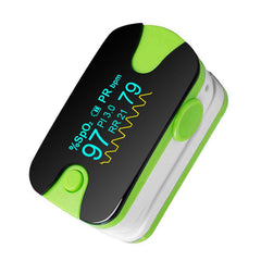 New Color OLED Fingertip Pulse Oximeter With Audio Alarm & Pulse Sound - SPO2 PR PI Respiration Rate Monitor