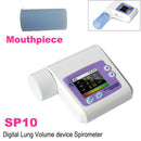 10 Pcs of SP10 Handheld Spirometer Lung Volume device Breathing Function Diagnostic Vitalograph Spirometry Volumetric