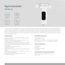 Digital SPM-D Handheld Spirometer Digital Checking Lung Conditions+PC Software