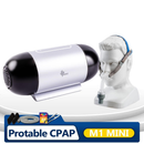 Protable Mini Auto CPAP Machine Bluetooth APAP with Nasal Pillows Mask for Sleep Apnea Anti Snoring Treatment