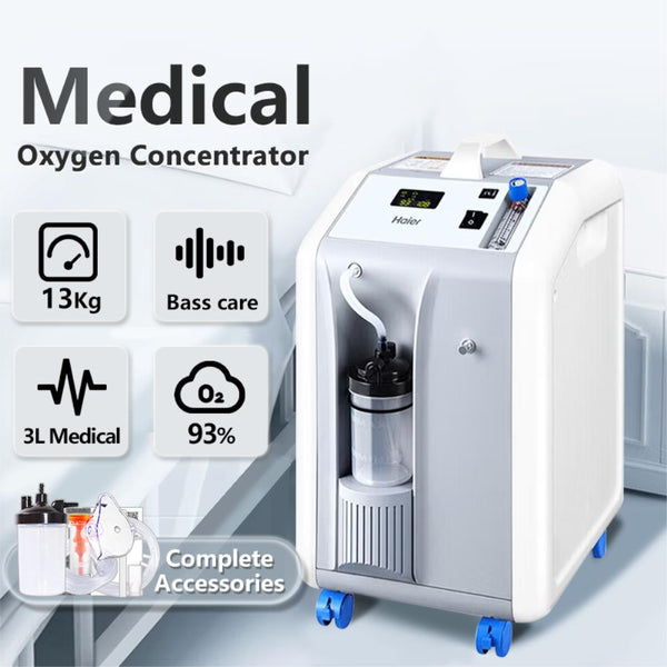 1L-3L Oxygen Concentrator with 93% Oxygen Content Portable Oxygen Machine 220V
